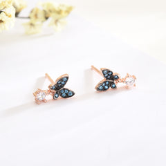 Winged Wonders: Butterfly Stud Earrings