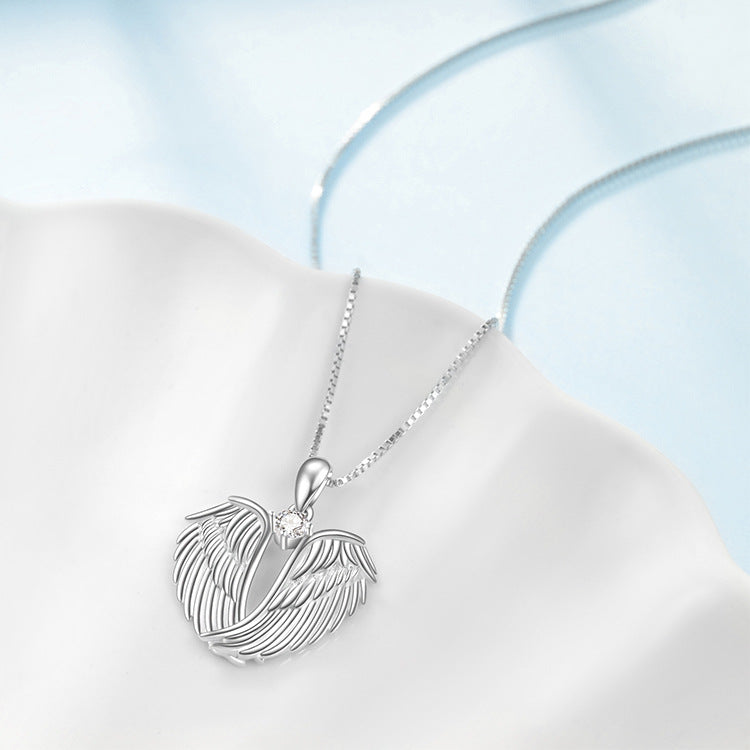 angel wings necklace one