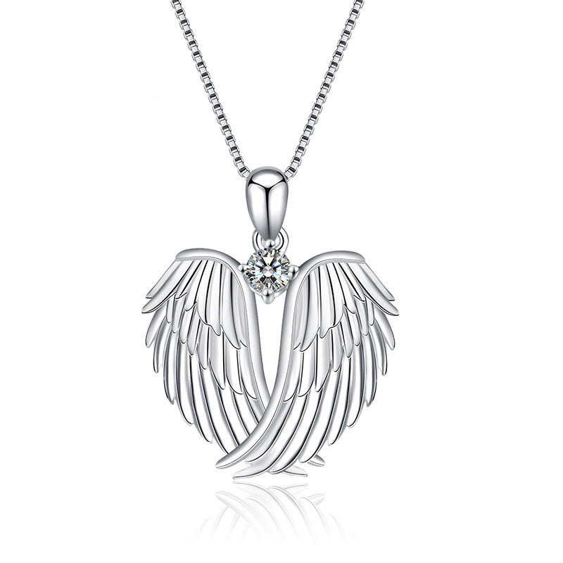 angel wings necklace three
