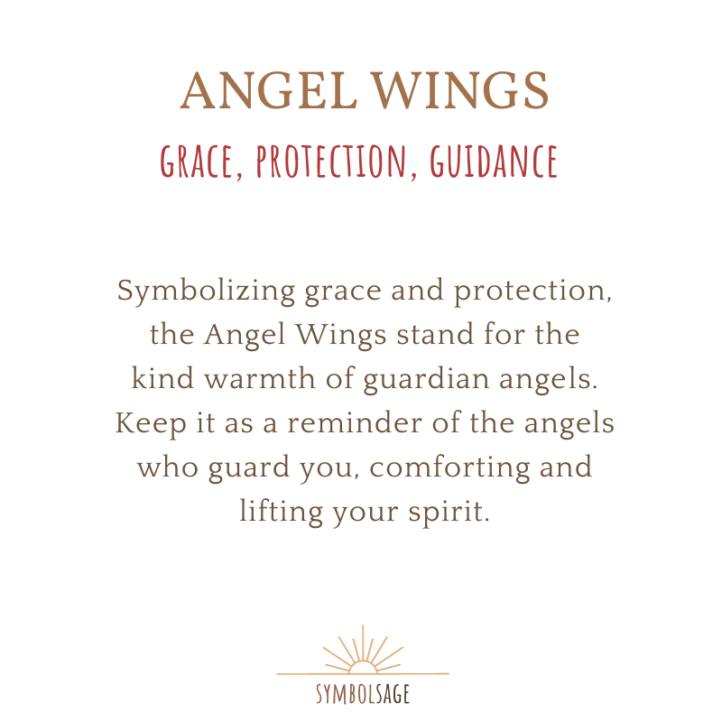 Guardian's Grace: Silver Angel Wings Necklace
