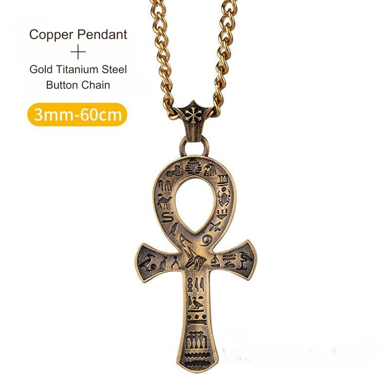 Copper Ankh pendant Necklace | eBay