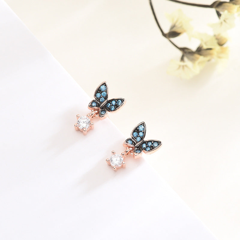 butterfly earrings one