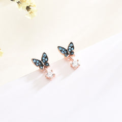 butterfly earrings three