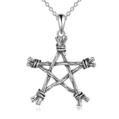 Mystic Medallion: Wiccan Pentagram Pendant Necklace