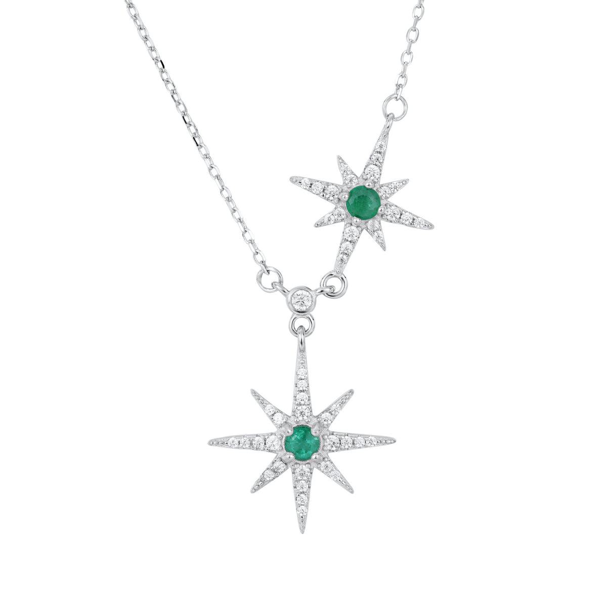 Stargazer’s Delight: Silver Star Pendant Necklace