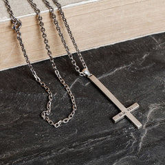 inverted cross pendant two