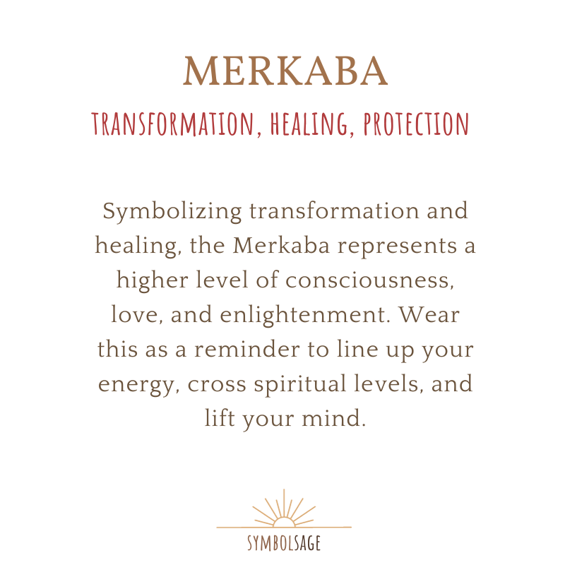 Spiritual Symmetry: Merkaba Stone Bead Bracelet