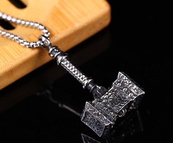 mjolnir pendant necklace two