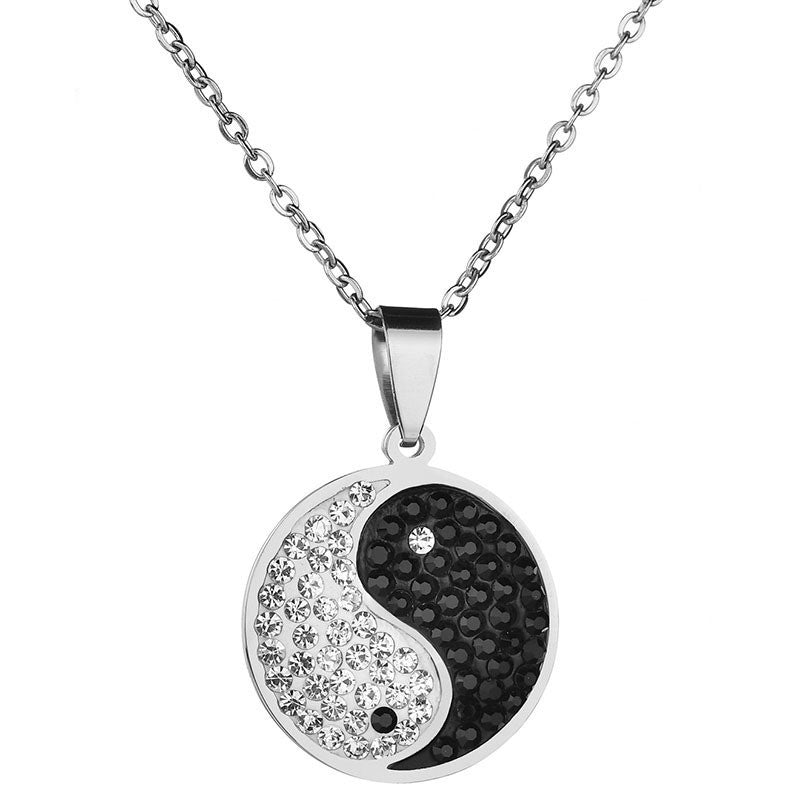 yin-yang pendant necklace two